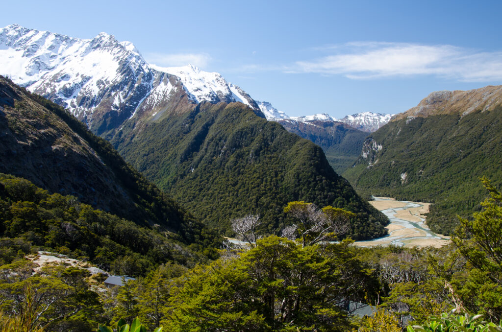 Snowy peaks